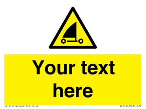 Custom Warning sand yachting